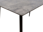 ΤΡΑΠΕΖΙ CUBA PAKOWORLD MDF ΓΚΡΙ CEMENT-ΜΑΥΡΟ 120X80X76ΕΚ