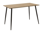ΤΡΑΠΕΖΙ CUBA PAKOWORLD MDF SONOMA-ΜΑΥΡΟ 120X70X76ΕΚ