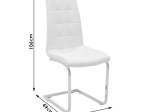 ΚΑΡΕΚΛΑ DARRELL PAKOWORLD PU ΜΑΥΡΟ-ΒΑΣΗ ΧΡΩΜΙΟΥ 42X49X106ΕΚ
