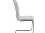 ΚΑΡΕΚΛΑ DARRELL PAKOWORLD PU ΛΕΥΚΟ-ΒΑΣΗ ΧΡΩΜΙΟΥ 42X49X106ΕΚ