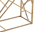 ΚΟΝΣΟΛΑ TABAR PAKOWORLD ΑΤΣΑΛΙ ΧΡΥΣΟ-ΓΥΑΛΙ 8MM ΜΑΥΡΟ 120X40X78ΕΚ