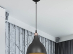 ΦΩΤΙΣΤΙΚΟ ΟΡΟΦΗΣ ΜΟΝΟΦΩΤΟ LOFTY PAKOWORLD Ε27 ΜΑΥΡΟ Φ18X22ΕΚ
