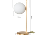 ΕΠΙΤΡΑΠΕΖΙΟ ΦΩΤΙΣΤΙΚΟ INCLUSIVE PAKOWORLD Ε27 ΧΡΥΣΟ 16.5X21X45ΕΚ