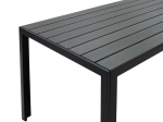 ΤΡΑΠΕΖΙ NARES PAKOWORLD ΑΛΟΥΜΙΝΙΟ ΜΑΥΡΟ-PLYWOOD ΑΝΘΡΑΚΙ 140X80X72.5ΕΚ