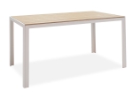ΤΡΑΠΕΖΙ NARES PAKOWORLD ΑΛΟΥΜΙΝΙΟ ΛΕΥΚΟ-PLYWOOD ΦΥΣΙΚΟ 140X80X72.5ΕΚ