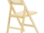 ΚΑΡΕΚΛΑ YOKO PAKOWORLD ΠΤΥΣΣΟΜΕΝΗ ΜΠΕΖ PVC RATTAN-ΦΥΣΙΚΟ ΠΟΔΙ