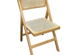 ΚΑΡΕΚΛΑ YOKO PAKOWORLD ΠΤΥΣΣΟΜΕΝΗ ΜΠΕΖ PVC RATTAN-ΦΥΣΙΚΟ ΠΟΔΙ