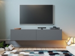 ΕΠΙΠΛΟ ΤΗΛΕΟΡΑΣΗΣ ΕΠΙΤΟΙΧΙΟ DELLO PAKOWORLD ΑΝΘΡΑΚΙ-OAK 140X31,5X29,5ΕΚ