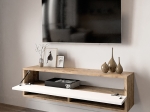 ΕΠΙΠΛΟ ΤΗΛΕΟΡΑΣΗΣ ΕΠΙΤΟΙΧΙΟ ROSCOE PAKOWORLD ΛΕΥΚΟ-OAK 100X31.5X29.5ΕΚ