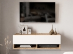 ΕΠΙΠΛΟ ΤΗΛΕΟΡΑΣΗΣ ΕΠΙΤΟΙΧΙΟ ROSCOE PAKOWORLD ΛΕΥΚΟ-OAK 100X31.5X29.5ΕΚ