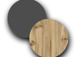 ΚΡΕΒΑΤΙ ΜΟΝΟ AUGUSTA PAKOWORLD OAK-ΑΝΘΡΑΚΙ 90X190ΕΚ