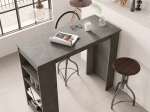 ΤΡΑΠΕΖΙ ΜΠΑΡ RIFF PAKOWORLD ΑΝΘΡΑΚΙ ANTIQUE 120X51.5X101.5ΕΚ