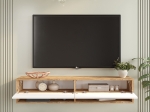 ΕΠΙΠΛΟ ΤΗΛΕΟΡΑΣΗΣ ΕΠΙΤΟΙΧΙΟ ROSCOE PAKOWORLD ΛΕΥΚΟ-SONOMA 140X31.6X29.6ΕΚ