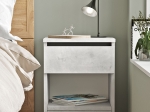 ΚΟΜΟΔΙΝΟ COMPLETE PAKOWORLD ΓΚΡΙ ANTIQUE-WENGE 40X35.5X46ΕΚ