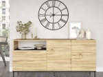 ΜΠΟΥΦΕΣ EVALUATE PAKOWORLD SONOMA-WENGE 170X46.5X75.5ΕΚ