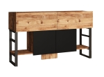 ΜΠΟΥΦΕΣ JAYDON PAKOWORLD ΜΕΛΑΜΙΝΗΣ ΦΥΣΙΚΟ-ΜΑΥΡΟ 139X43X83.5ΕΚ