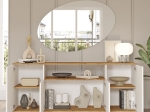 ΜΠΟΥΦΕΣ PLACEFOL PAKOWORLD ΜΕΛΑΜΙΝΗΣ ΛΕΥΚΟ-ΦΥΣΙΚΟ 180X44.5X75ΕΚ