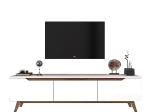 ΕΠΙΠΛΟ ΤΗΛΕΟΡΑΣΗΣ KASANDRA PAKOWORLD ΛΕΥΚΟ-ΚΑΡΥΔΙ 180X35X48,5ΕΚ