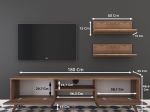 ΣΥΝΘΕΤΟ ΣΑΛΟΝΙΟΥ JASMINE PAKOWORLD ΚΑΡΥΔΙ 180X35X48.5ΕΚ