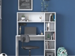 ΓΡΑΦΕΙΟ ΜΕ ΒΙΒΛΙΟΘΗΚΗ JANSON PAKOWORLD ΛΕΥΚΟ 113X40X142ΕΚ