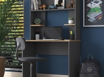 ΓΡΑΦΕΙΟ ΜΕ ΡΑΦΙΕΡΑ GOLDIE PAKOWORLD ΑΝΘΡΑΚΙ-ΦΥΣΙΚΟ 90X45X155.60ΕΚ