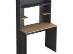 ΓΡΑΦΕΙΟ ΜΕ ΡΑΦΙΕΡΑ GOLDIE PAKOWORLD ΑΝΘΡΑΚΙ-ΦΥΣΙΚΟ 90X45X155.60ΕΚ