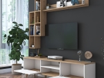 ΣΥΝΘΕΤΟ ΣΑΛΟΝΙΟΥ CELTY PAKOWORLD ΦΥΣΙΚΟ-ΛΕΥΚΟ 180X35X48.5ΕΚ