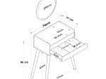 ΤΟΥΑΛΕΤΑ ΚΡΕΒΑΤΟΚΑΜΑΡΑΣ GLOBY PAKOWORLD ΛΕΥΚΟ 74X37X86ΕΚ