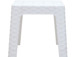 ΤΡΑΠΕΖΙ MONACO PAKOWORLD PP RATTAN ΛΕΥΚΟ 42X42X42ΕΚ