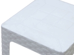 ΤΡΑΠΕΖΙ MONACO PAKOWORLD PP RATTAN ΛΕΥΚΟ 42X42X42ΕΚ
