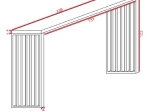 ΤΡΑΠΕΖΙ ΜΠΑΡ MAIZE PAKOWORLD ΦΥΣΙΚΟ-ΜΑΥΡΟ 139X39X103ΕΚ