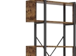 ΒΙΒΛΙΟΘΗΚΗ GRAHAM PAKOWORLD ΚΑΡΥΔΙ-ΜΑΥΡΟ 120X22X185ΕΚ
