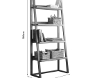 ΒΙΒΛΙΟΘΗΚΗ RYDER PAKOWORLD ΚΑΡΥΔΙ-ΜΑΥΡΟ 75X36X185ΕΚ