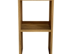 ΒΟΗΘΗΤΙΚΟ ΤΡΑΠΕΖΙ LEOFRIC PAKOWORLD ΜΕΛΑΜΙΝΗΣ OAK 30X30X60ΕΚ