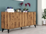 ΜΠΟΥΦΕΣ LIRETA PAKOWORLD ΜΕΛΑΜΙΝΗΣ ΚΑΡΥΔΙ-ΜΑΥΡΟ 182X41X82.5ΕΚ