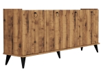 ΜΠΟΥΦΕΣ LIRETA PAKOWORLD ΜΕΛΑΜΙΝΗΣ ΚΑΡΥΔΙ-ΜΑΥΡΟ 182X41X82.5ΕΚ