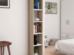 ΒΙΒΛΙΟΘΗΚΗ DARCO PAKOWORLD ΜΕΛΑΜΙΝΗΣ OAK-ΛΕΥΚΟ 28.6X22X160ΕΚ