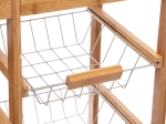 ΤΡΟΛΕΙ-ΡΑΦΙΕΡΑ 7ΟΡΟΦΗ ESLA PAKOWORLD BAMBOO ΦΥΣΙΚΟ-ΛΕΥΚΟ 73,5X37X86ΕΚ