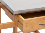 ΤΡΟΛΕΙ-ΡΑΦΙΕΡΑ 7ΟΡΟΦΗ ESLA PAKOWORLD BAMBOO ΦΥΣΙΚΟ-ΛΕΥΚΟ 73,5X37X86ΕΚ
