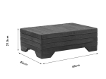 ΤΡΑΠΕΖΙ OTIS PAKOWORLD ΜΑΣΙΦ ΞΥΛΟ ΟΞΙΑΣ ΚΑΡΥΔΙ 60X42X35ΕΚ
