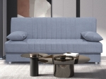 KΑΝΑΠΕΣ ΚΡΕΒΑΤΙ ROMINA PAKOWORLD 3ΘΕΣΙΟΣ ΥΦΑΣΜΑ ΓΚΡΙ 180X75X80ΕΚ