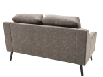 ΚΑΝΑΠΕΣ 2ΘΕΣΙΟΣ LONNIE PAKOWORLD ΤΕΧΝΟΔΕΡΜΑ ΓΚΡΙ ANTIQUE 160.5X94X92ΕΚ