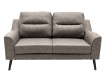 ΚΑΝΑΠΕΣ 2ΘΕΣΙΟΣ LONNIE PAKOWORLD ΤΕΧΝΟΔΕΡΜΑ ΓΚΡΙ ANTIQUE 160.5X94X92ΕΚ