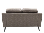 ΚΑΝΑΠΕΣ 2ΘΕΣΙΟΣ LONNIE PAKOWORLD ΤΕΧΝΟΔΕΡΜΑ ΓΚΡΙ ANTIQUE 160.5X94X92ΕΚ
