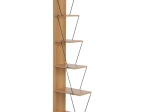 ΒΙΒΛΙΟΘΗΚΗ MINI TARS PAKOWORLD  SONOMA-ΜΑΥΡΟ 50X22X150ΕΚ