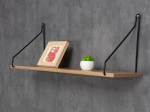 ΡΑΦΙΕΡΑ ΤΟΙΧΟΥ TARS PAKOWORLD SONOMA-ΜΑΥΡΟ 72X20X27ΕΚ