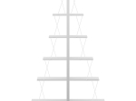 ΒΙΒΛΙΟΘΗΚΗ MINI TARS PAKOWORLD ΛΕΥΚΟ 130X22X146ΕΚ
