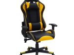 ΚΑΡΕΚΛΑ ΓΡΑΦΕΙΟΥ GAMING MIEL PAKOWORLD PU ΜΑΥΡΟ-ΚΙΤΡΙΝΟ