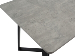 Tραπέζι Garren pakoworld MDF cement-μαύρο 150x90x75εκ