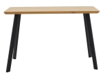 TΡΑΠΕΖΙ ADIRA PAKOWORLD MDF SONOMA-ΜΑΥΡΟ 120X60X75ΕΚ